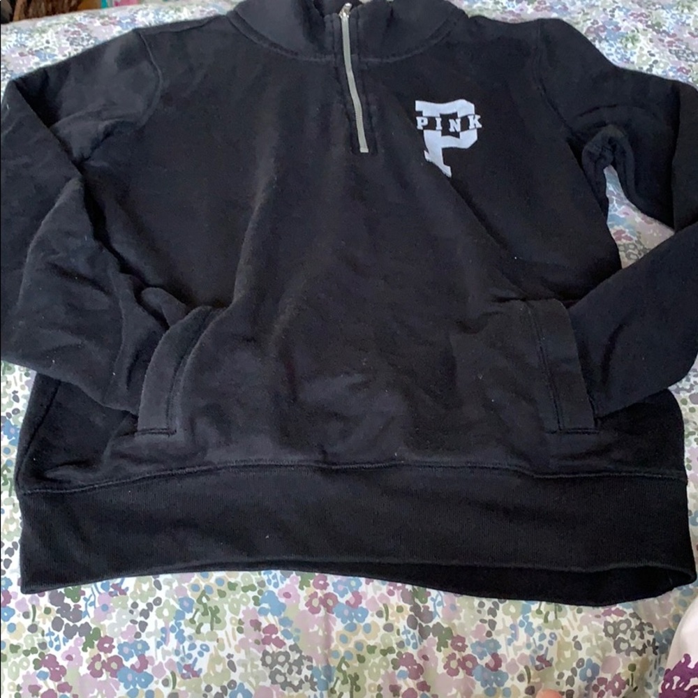 Pink Half Zip Sweater - Picture 3 of 5